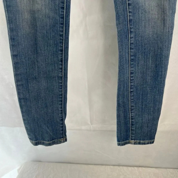 Michael Kors Front Zip Pocket Mid Wash Low Rise Izzy Skinny Jean Size 2 - Picture 4 of 8